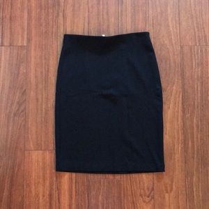 Black pencil skirt